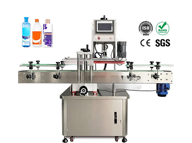 High-speed linear chuck capper with 80 bottles per minute output