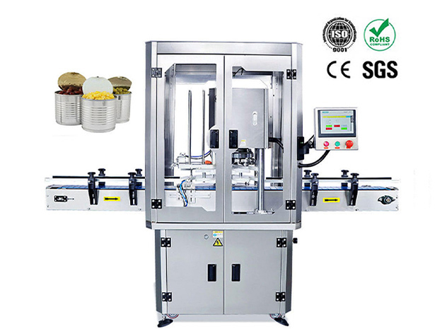 Precision seam control can sealer 40-80 containers/min for round cans