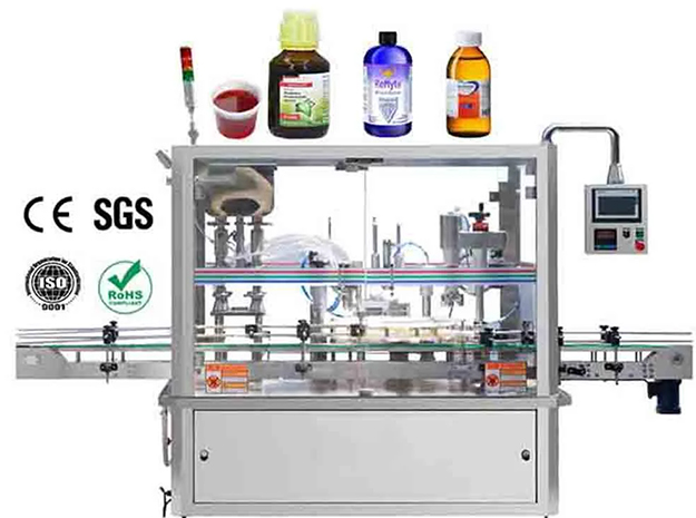 Automatic stainless steel shampoo cosmeticand chemical liquid filling and capping machine for essential oil and liquid soap production
