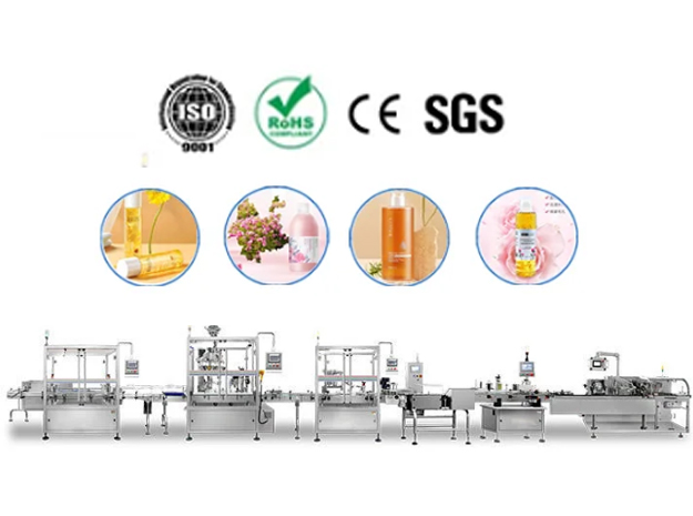 Fully automated liquid production line meets diverse filling requirements