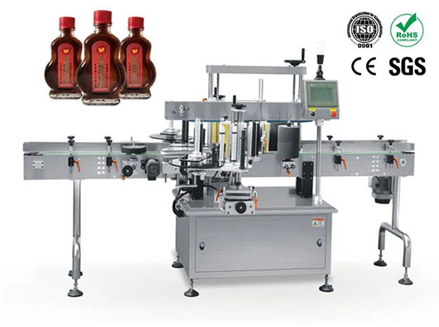 Fully Automatic Double-Sided Labeling Machine for Glass Bottles