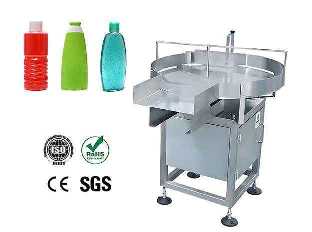 Adjustable Bottle Unscrambler for Semi-Automatic Filling Lines